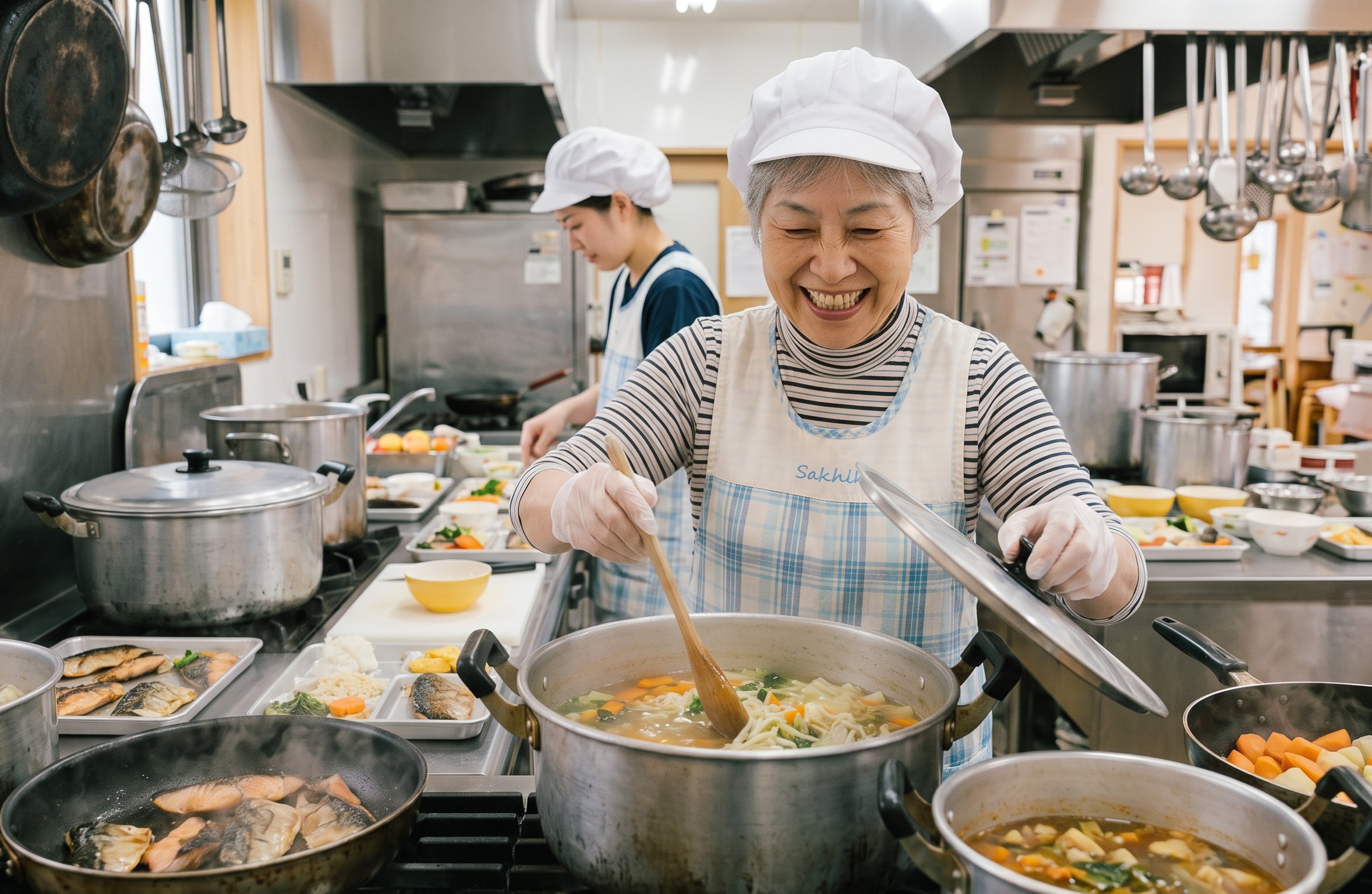 こども園で調理補助のお仕事♪