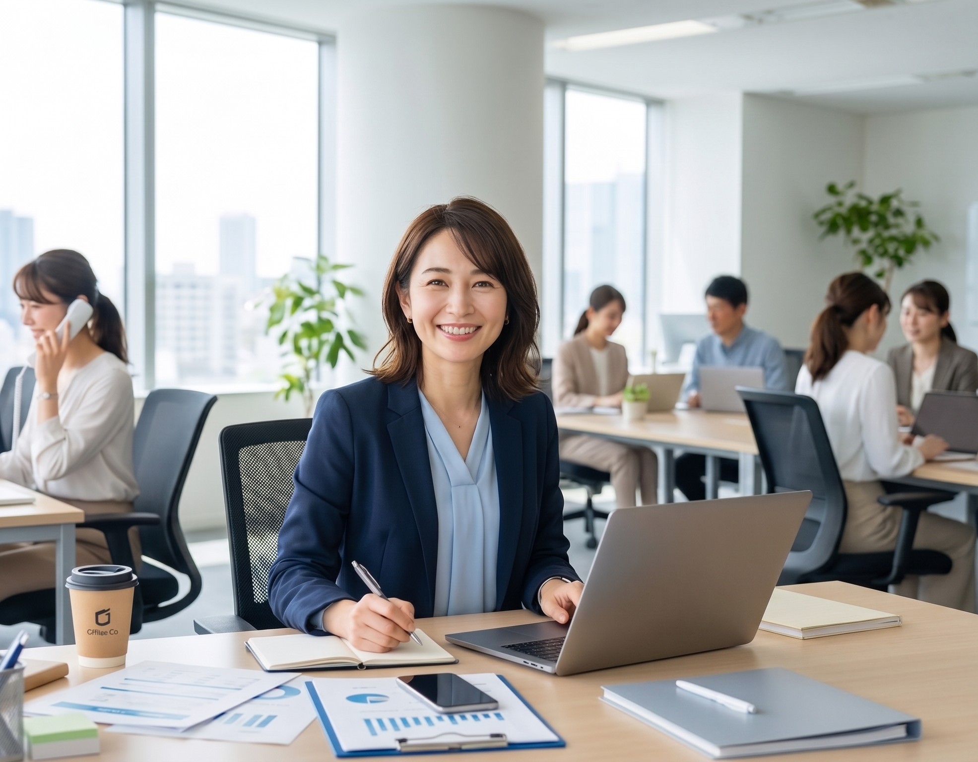 カーペットの製造会社での営業事務